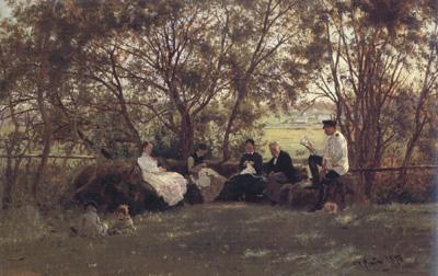 On the Turf Bench (nn02), Ilya Repin